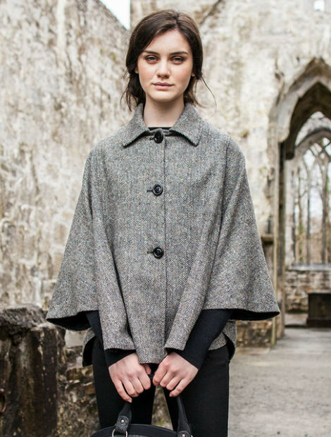 The Difference between the Wrap, Poncho, Cape & Shawl - Weavers of Ireland