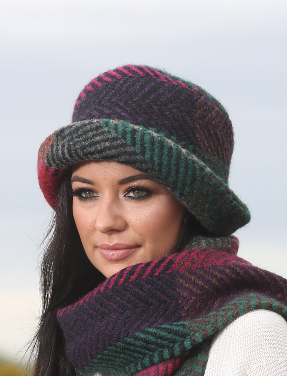 Wool Country Hat - Multi Mulberry Branigan Weavers